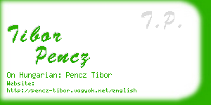 tibor pencz business card